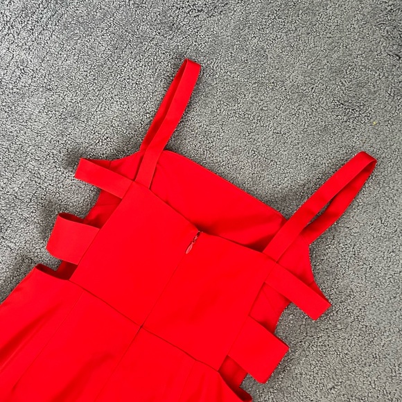 Lovers + Friends Red Front Slit Cutout Side Maxi Dress - Picture 6 of 9